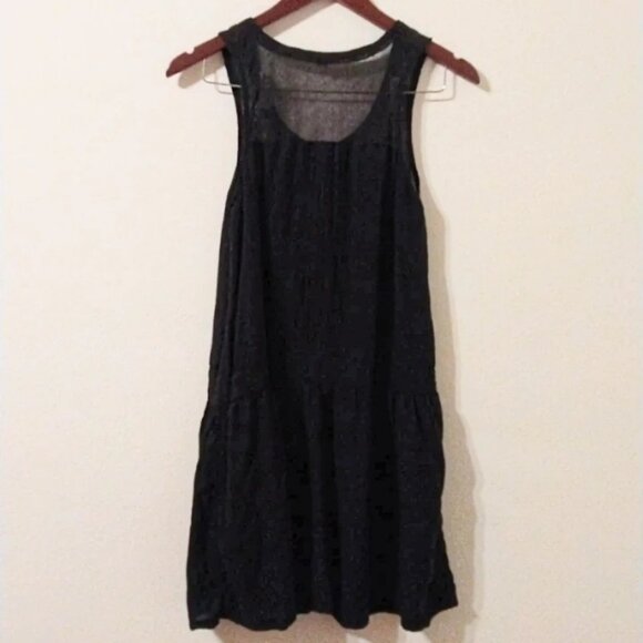 Springfield black net pleated dress - Picture 6 of 7